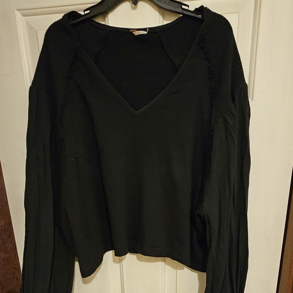 Free People black long sleeve